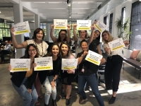 Women on the Versent team showing support for International Women's Day