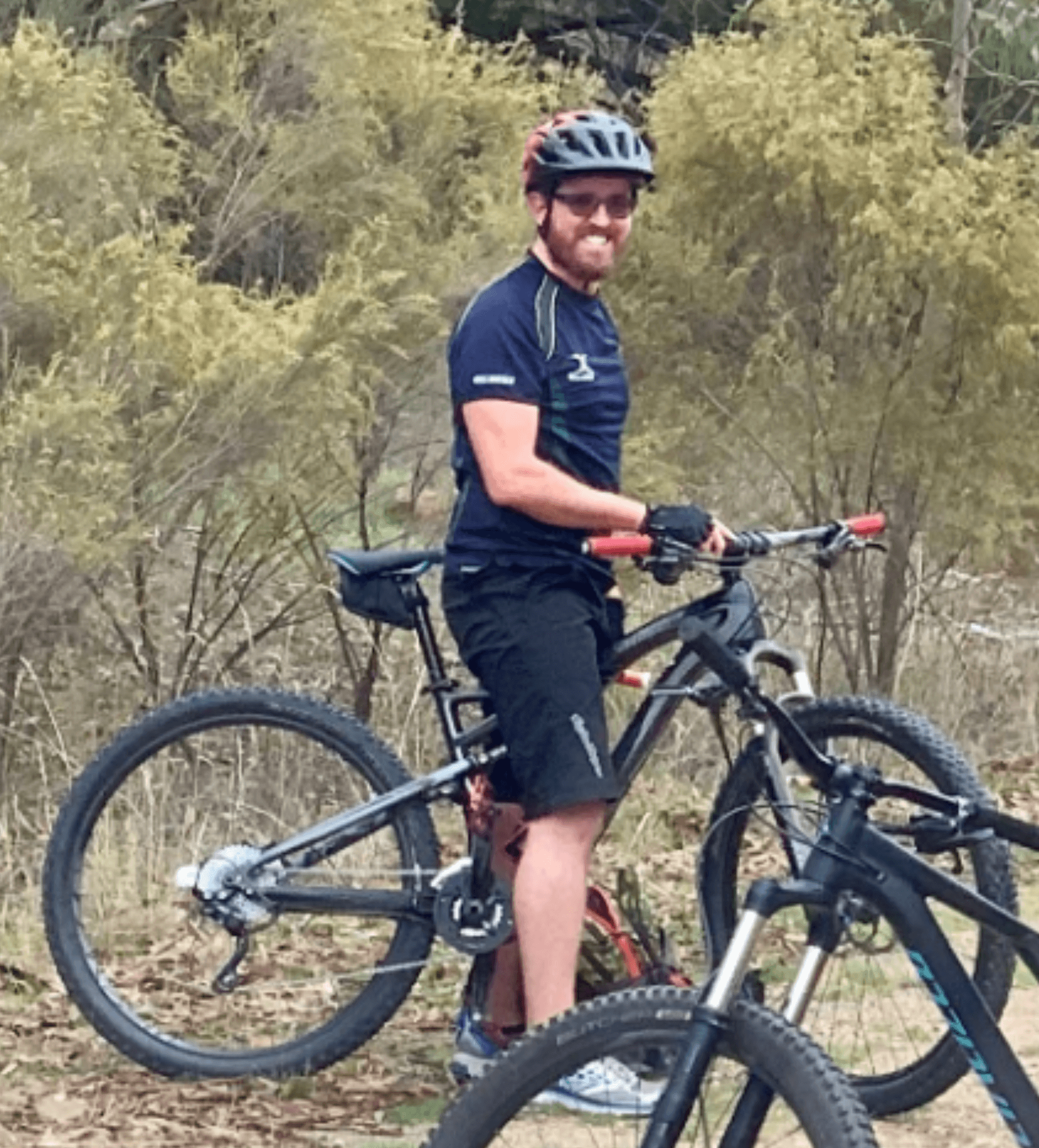 Sammy D on a practice ride.