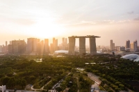 Skyline shot of Singapore where Versent office is based