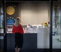 Woman standing in Canstar office